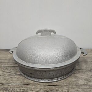 Vtg Guardian Service Ware Aluminum 9.5" Chicken Fryer with Domed Aluminum Lid